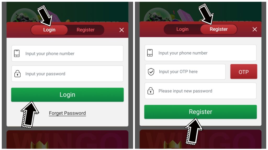 Crown 11 register and login